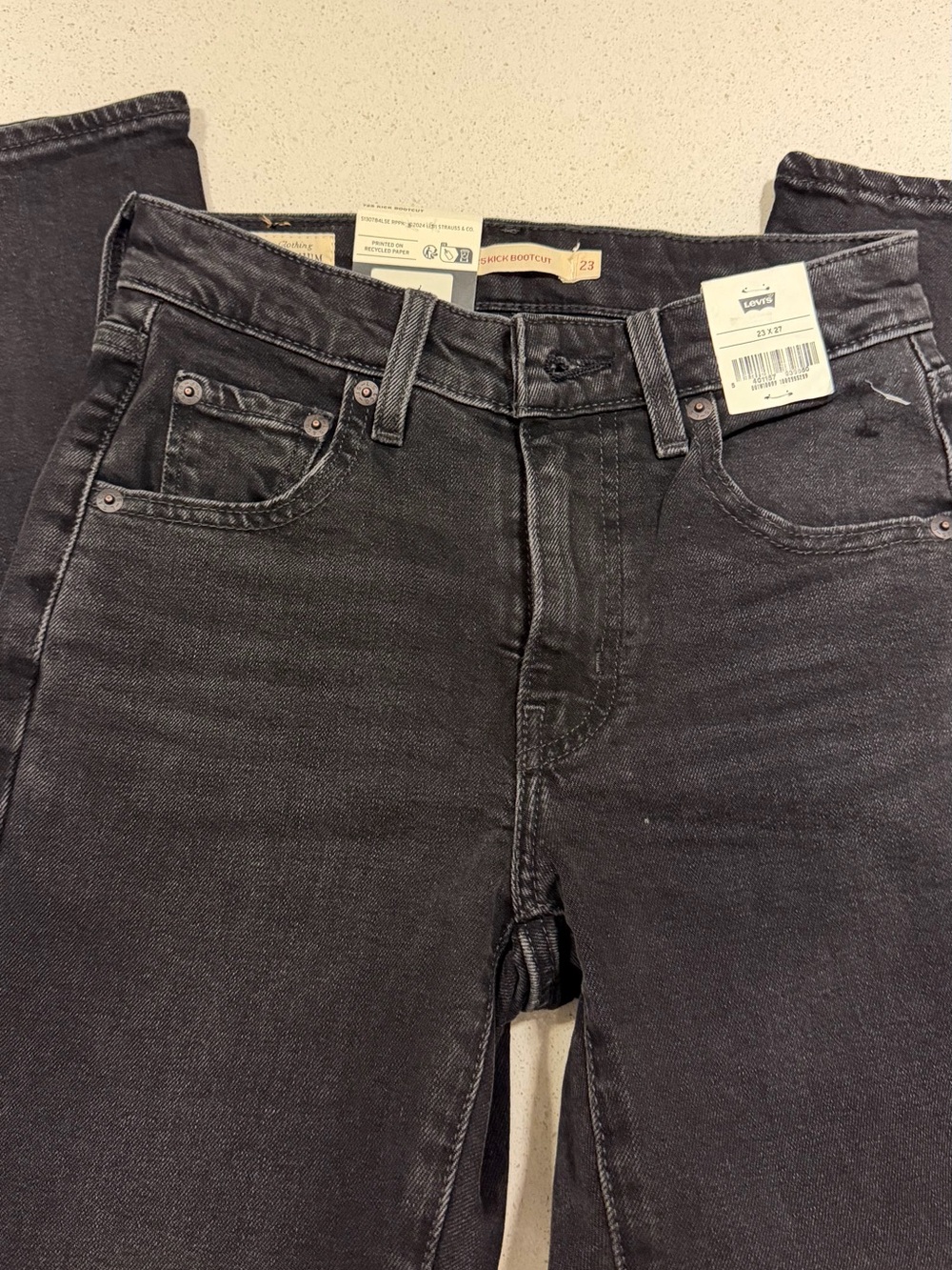 Levi's Slim Straight Black Jeans